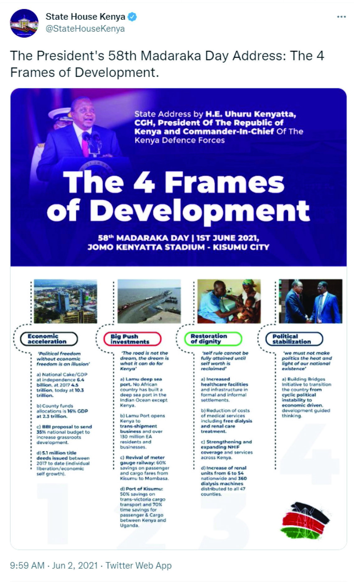 Madaraka Day strategic communications collateral